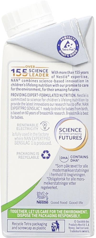 Nestlé Nan NAN Sensilac Drikkeklar fra 0 mnd