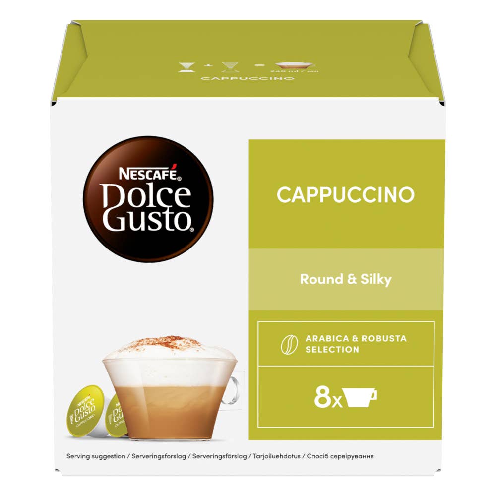 Nescafé Dolce Gusto Cappuccino 8+8 kapsler