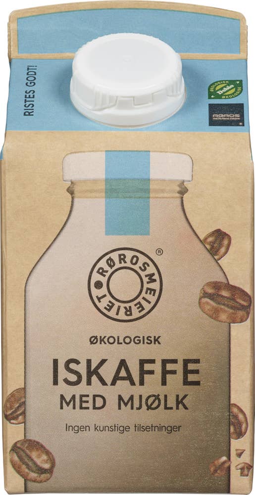 Rørosmeieriet Økologisk fersk iskaffe med mjølk Laktosefri