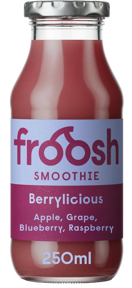 Froosh Smoothie Blåbær & Bringebær