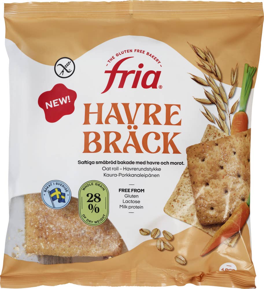 Fria Glutenfri havrebräck rundstykker
