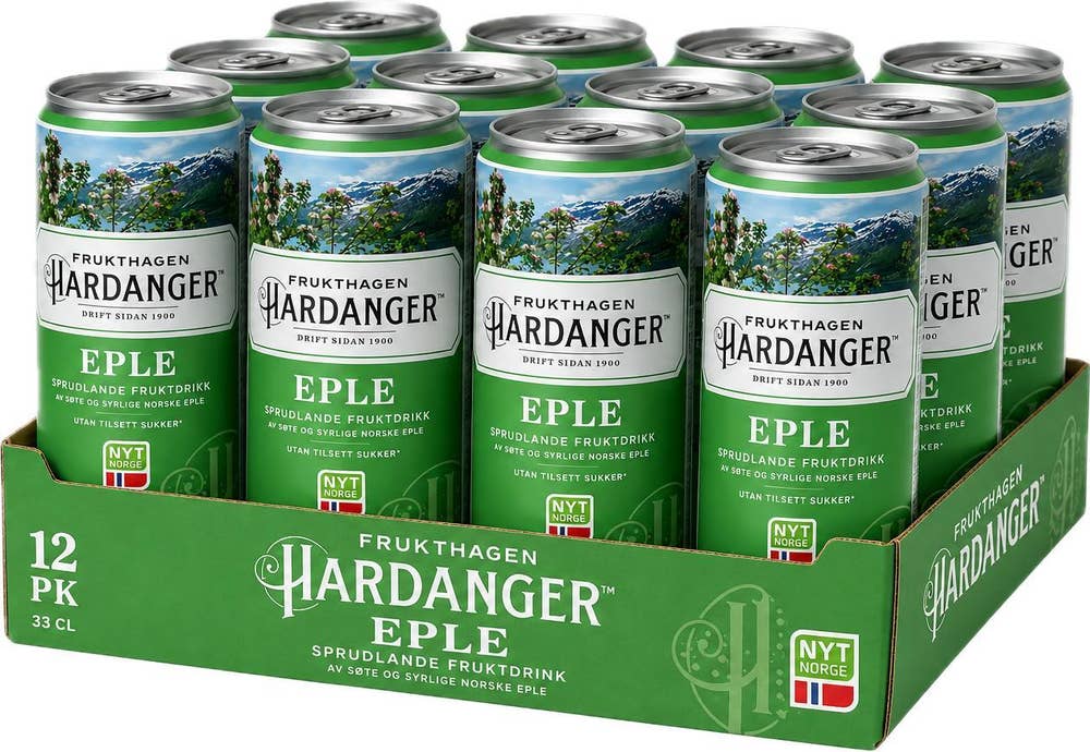 Frukthagen Hardanger Eplebrus 12x0,33