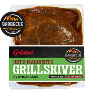 Grilstad Urte-marinerte Grillskiver Av svinnakke