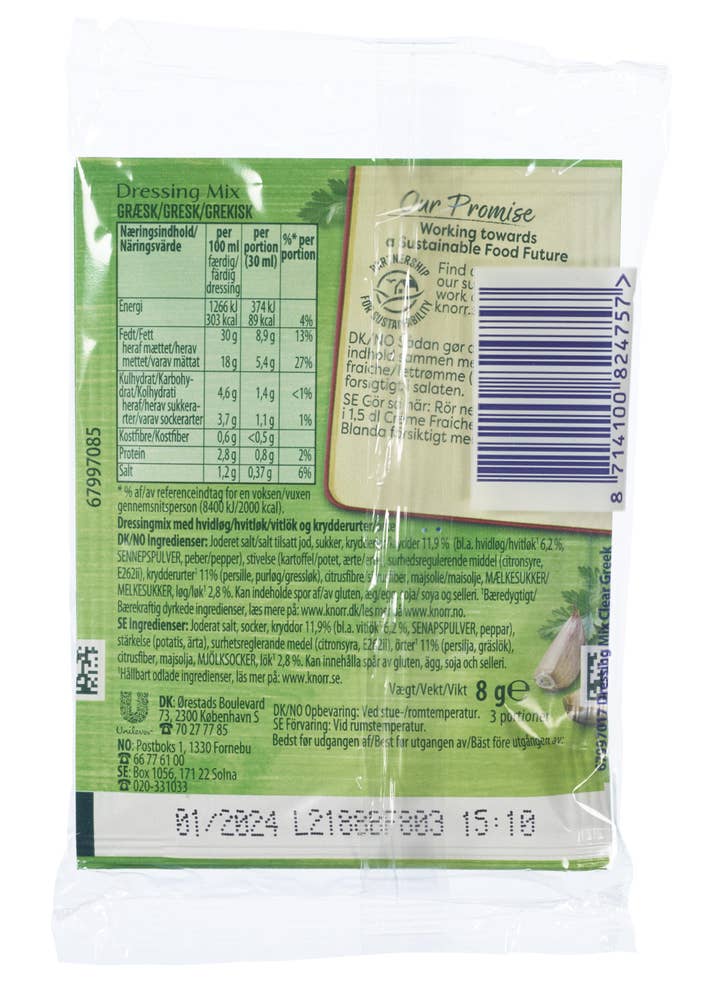 Knorr Gresk dressingmix
