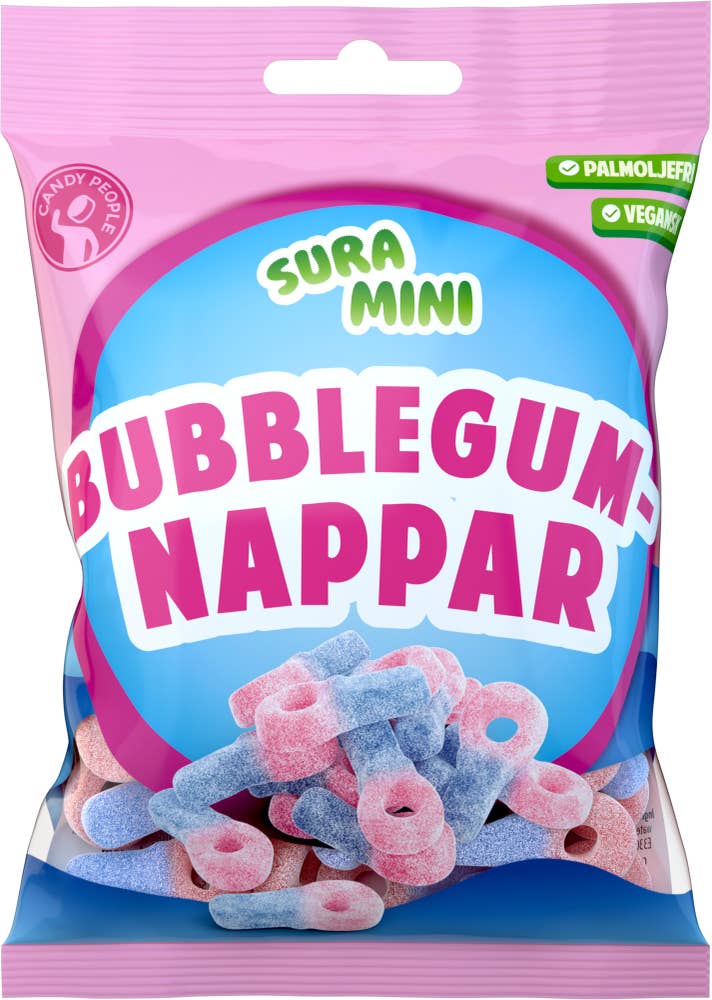 Candy People Sura Mini Bubblegumnappar