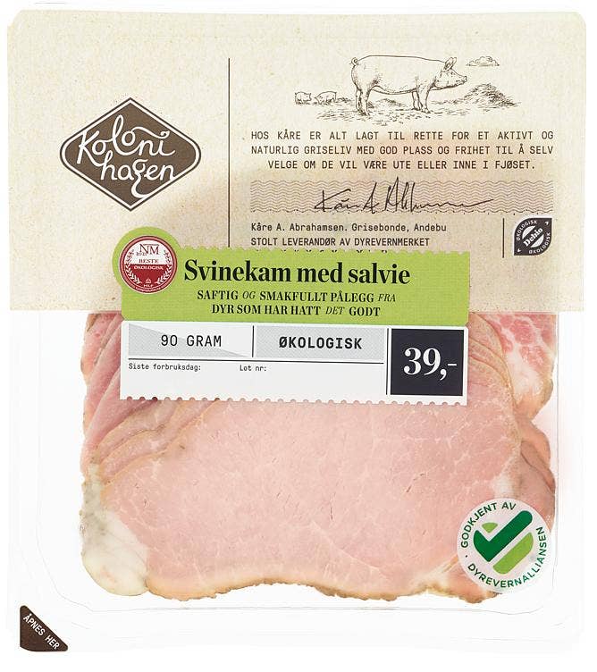 Kolonihagen Svinekam med Salvie Økologisk