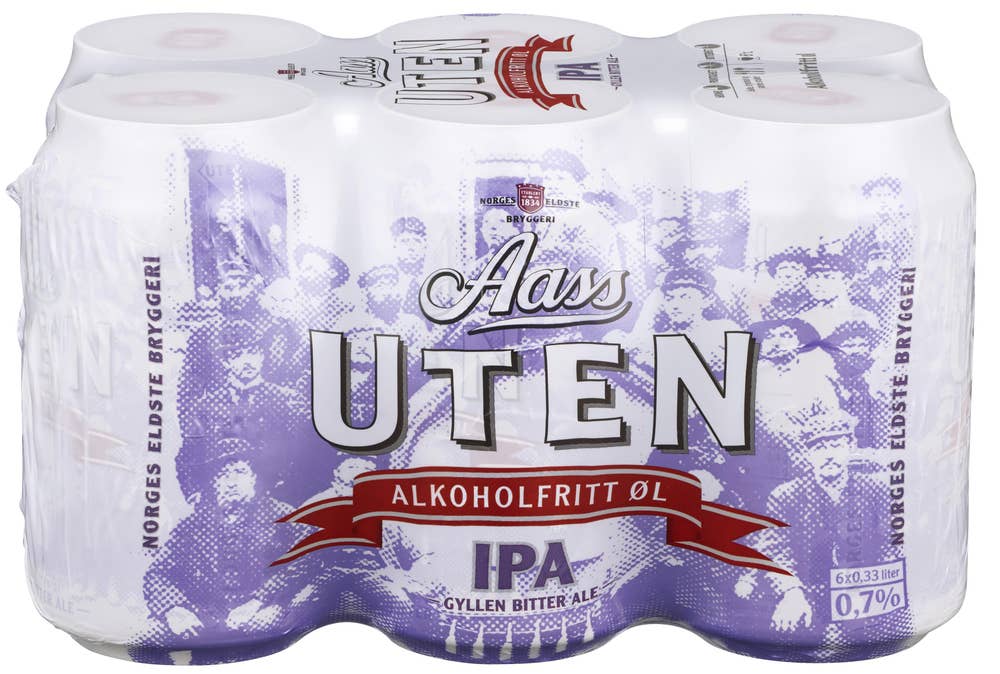 Aass Bryggeri UTEN IPA 6x0,33l
