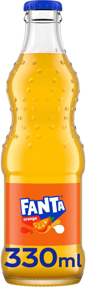 Fanta Orange Glassflaske