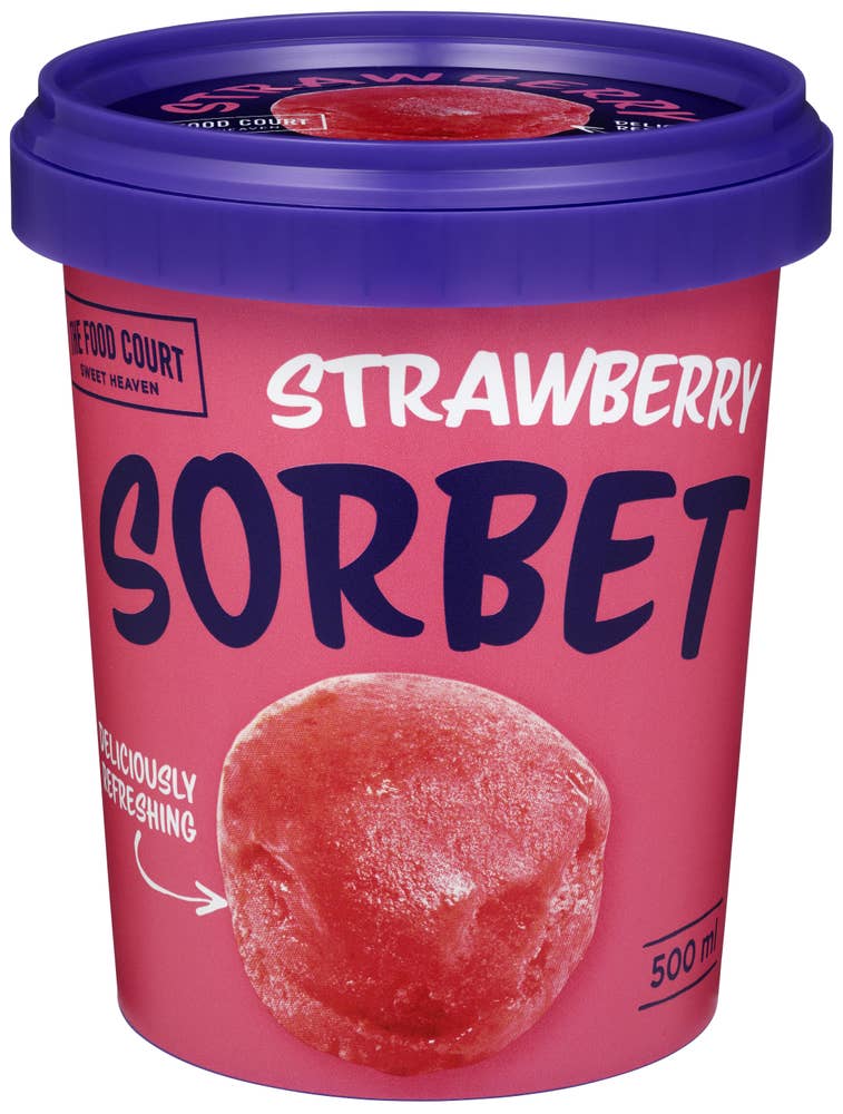 Food Court Strawberry sorbet