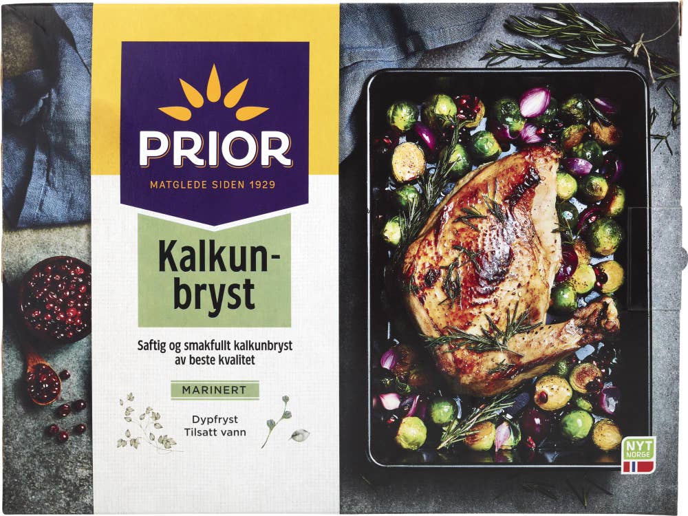 Prior Kalkunbryst marinert Fryst