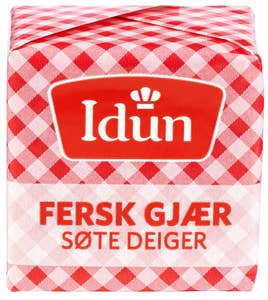 Idun Mh Fersk gjær for søte deiger