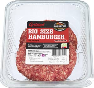 Grilstad Big Size hamburger