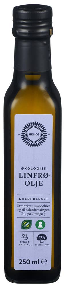 Helios Linfrøolje Økologisk
