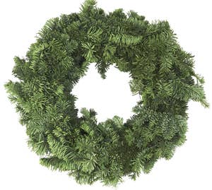 FreshFlowers Klassisk rundbundet julekrans Granbar, ø25cm