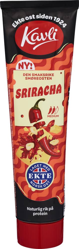 Kavli Smaksrik sriracha-ost