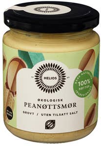 Helios Peanøttsmør Grovt, uten salt