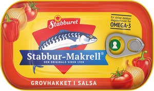 Stabburet Stabbur-Makrell Grovhakket i salsa