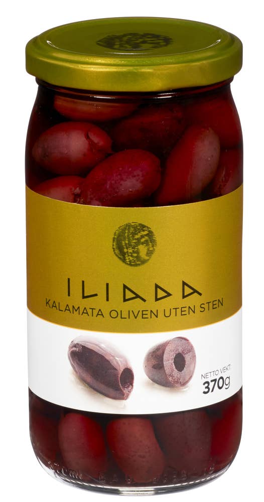 Kalamata-oliven Uten sten, 370 g