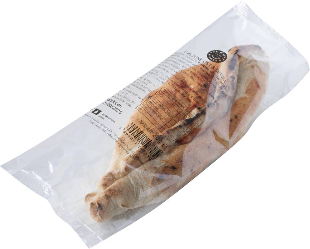 The Happy Chef Calzone Ost og skinke