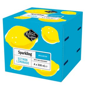 Kolonihagen Økologisk Sparkling sitronlimonade 4 x 330 ml