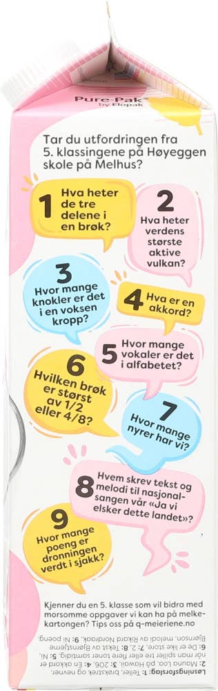 Q Melk Skummet 0,1%