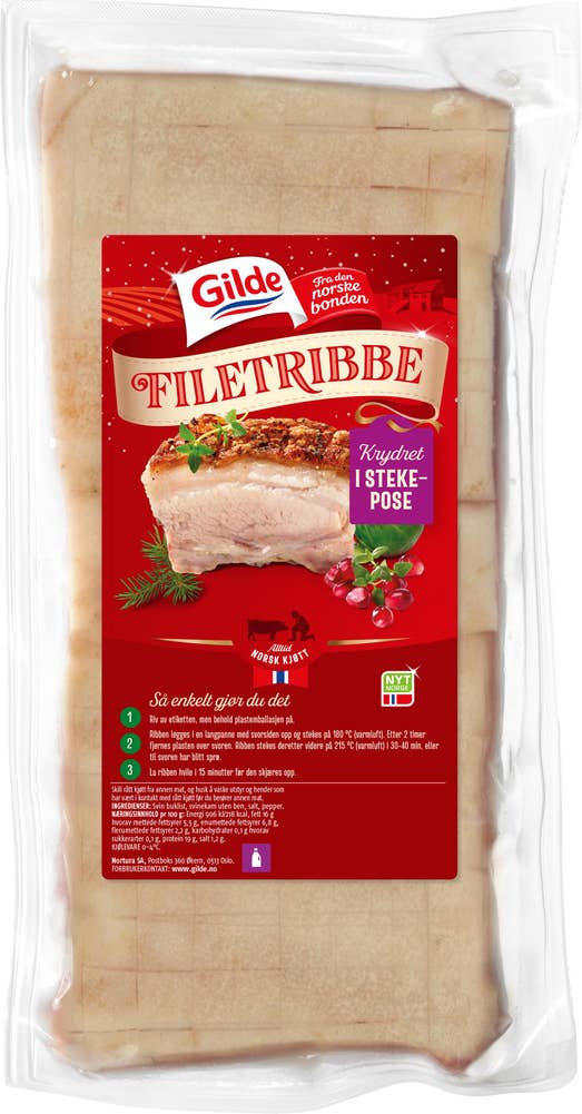 Gilde Krydret Filetribbe U/Ben i Stekepose