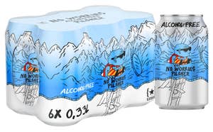 Lervig No Worries Pilsner Alkoholfri 6 x 0,33l