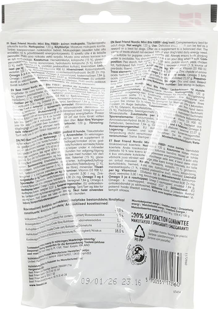 Best Friend Nordic Mini Bits Fiber+ Fisk
