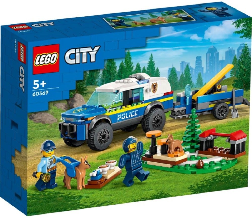 Sprell LEGO City Mobilt treningssett for politi