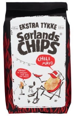 Sørlandschips Ekstra Tykke Chili Mayo