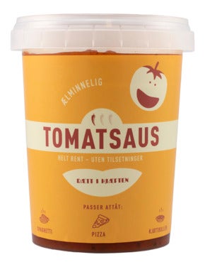 Tomatsaus #ælminnelig 500 g