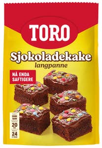 Toro Sjokoladekake langpanne