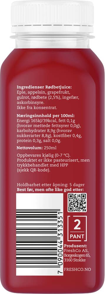 Juiceriet Rødbetejuice