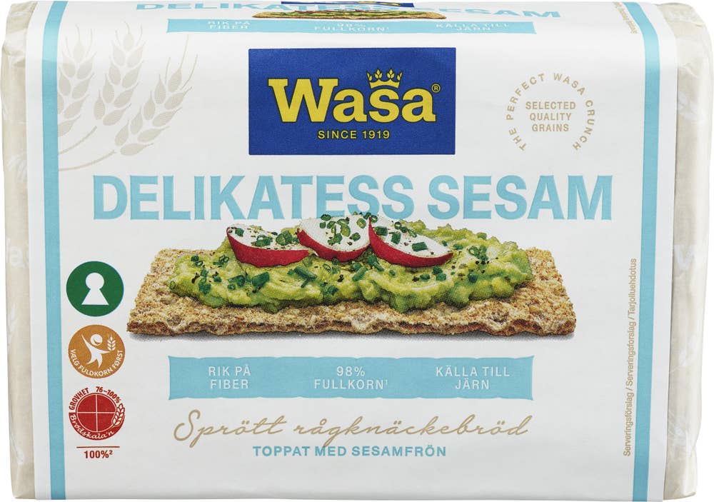 Wasa Knekkebrød Delikatess Sesam