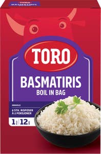 Toro Basmatisris Boil in bag 8 stk à 2 porsjoner