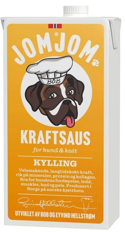 Jomjom Kraftsaus kylling utviklet av Eyvind Hellstrøm