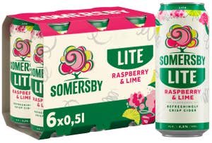 Somersby Raspberry Lime Lite 6 x 0,5l