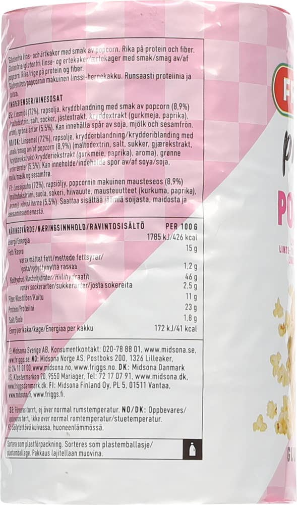 Friggs Proteinkaker Popcorn