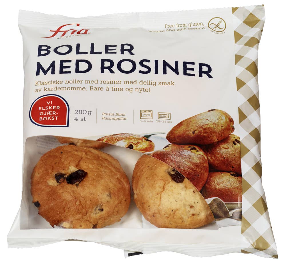 Fria Boller med rosiner