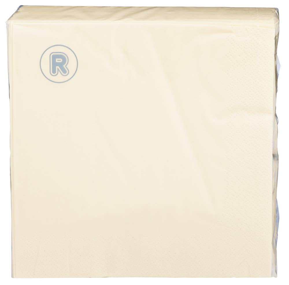 R Servietter Champagnefarget