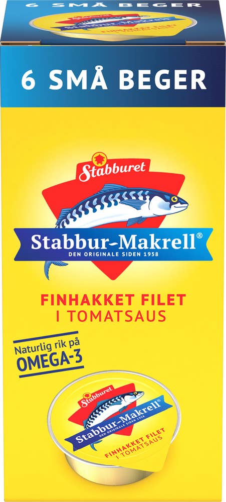 Stabburet Stabbur-Makrell 6x22g