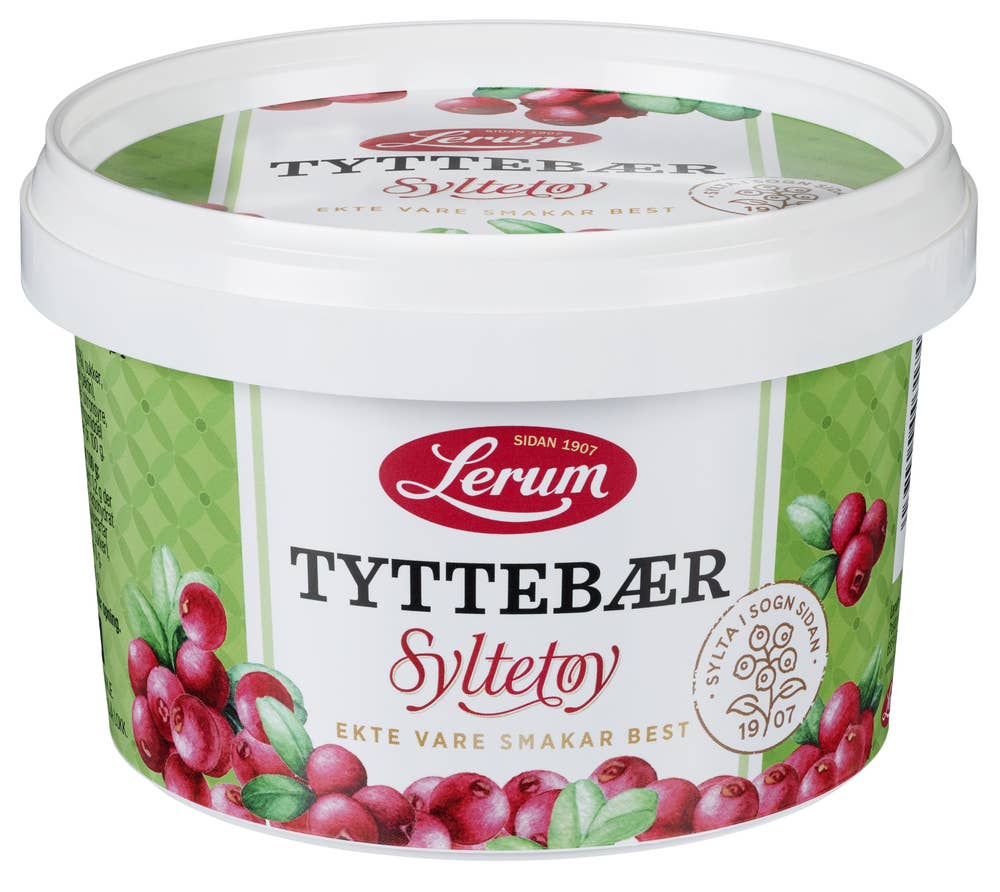 Lerum Tyttebærsyltetøy