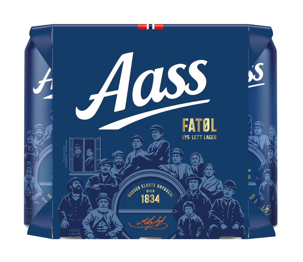 Aass Bryggeri Aass Fatøl 6 x 0,5 l