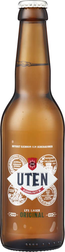 UTEN Lys lager 0,33 l