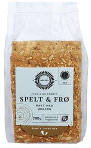 Helios Økologisk knekkebrød spelt & frø