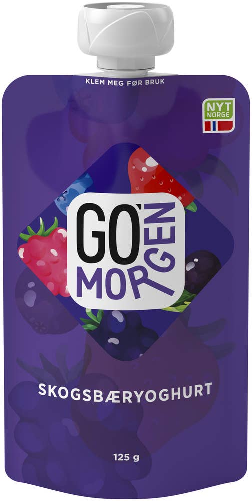 TINE Go'morgen Skogsbæryoghurt Porsjonspose