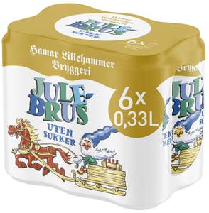 Ringnes Hamar Lett julebrus 6 x 0,33L