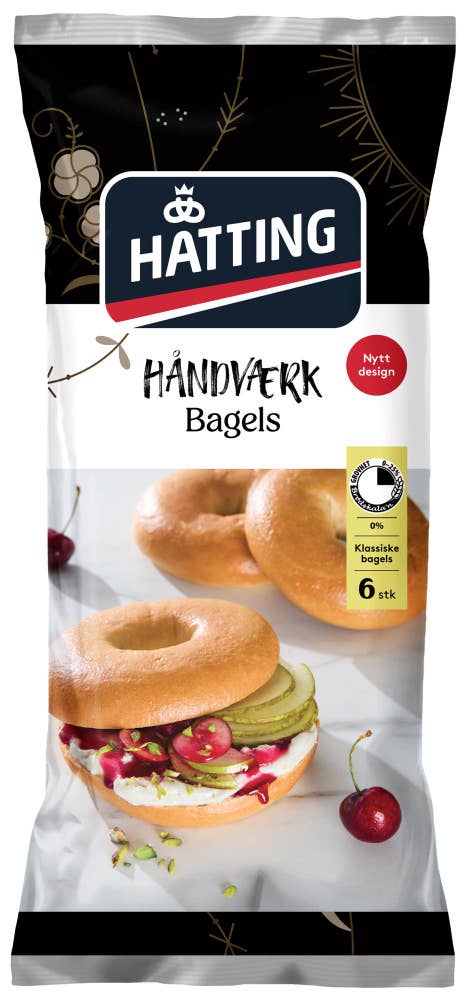 Hatting Bagels 6 stk