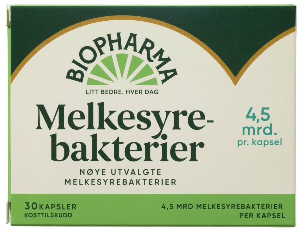 Biopharma Melkesyrebakterier 30 stk