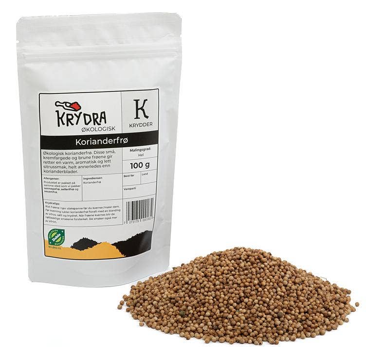 Krydra Korianderfrø hele Økologisk